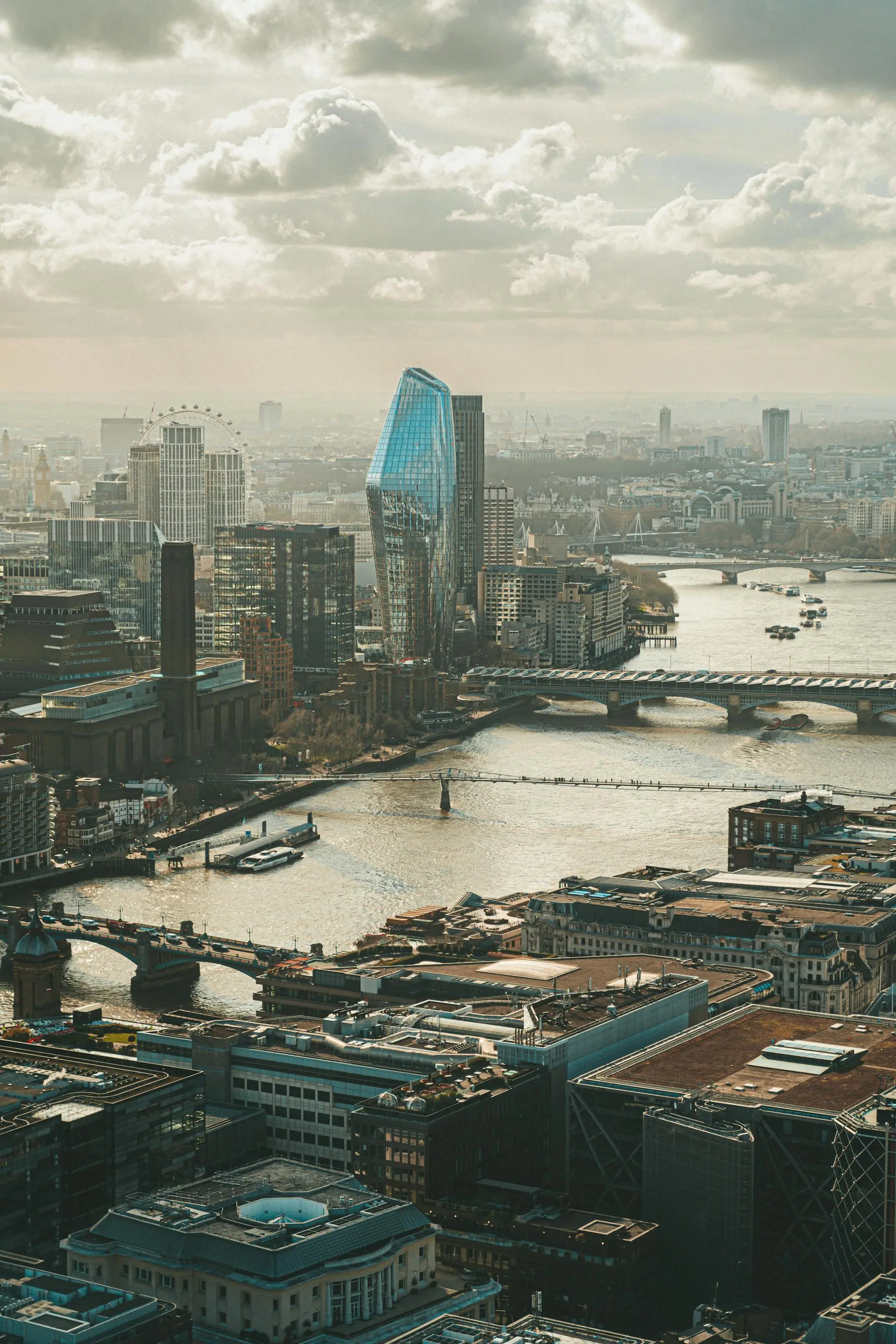 London City Landscape by the Thames